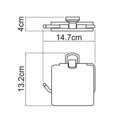 Держатель туалетной бумаги Oder K-3025 