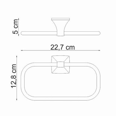 Держатель полотенец Wern K-2560 