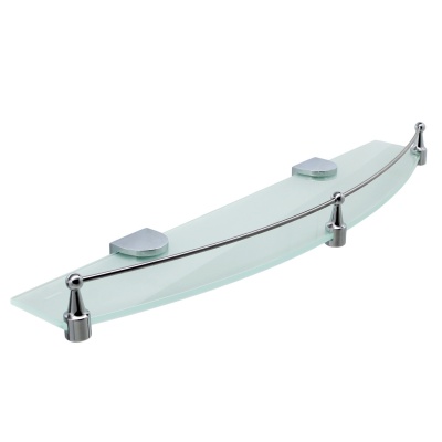 Полка стеклянная с бортиком Kammel K-8344 (ранее К-8324) 