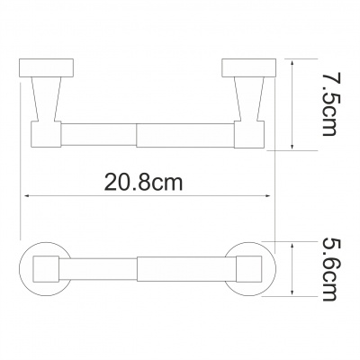 Держатель туалетной бумаги Isen K-4022 