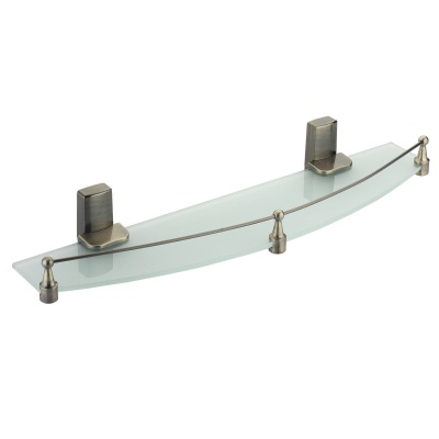 Полка стеклянная с бортиком Exter K-5244 (ранее К-5224) 