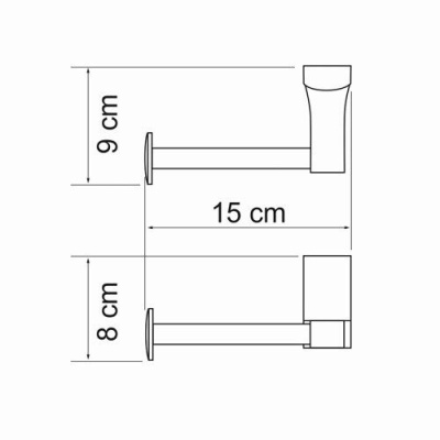 Держатель туалетной бумаги Exter K-5296 