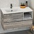Тумба-умывальник "Турин-90L" дуб бежевый с раковиной COMFORTY 9090EL